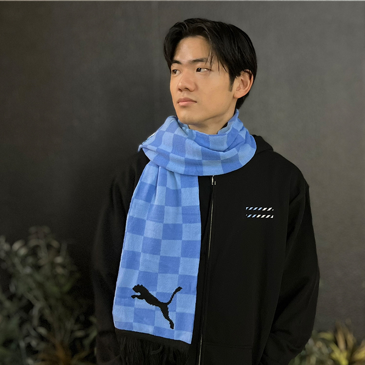 PUMA×FRONTALE FAN SCARF(チェック)