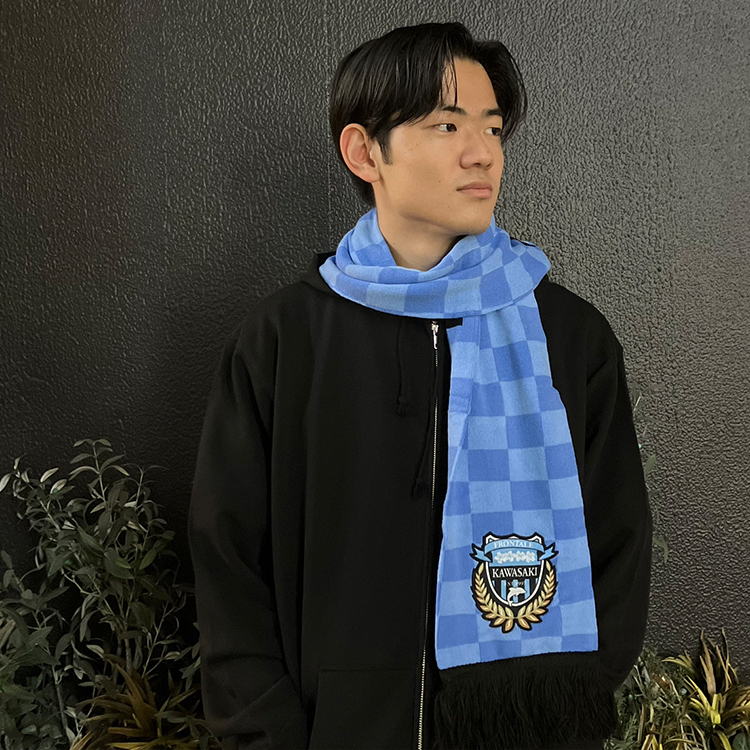 PUMA×FRONTALE FAN SCARF(チェック)