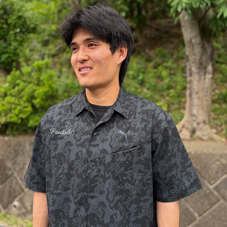 【PUMA】ESS ELEVATED ウーブン AOP SS シャツ