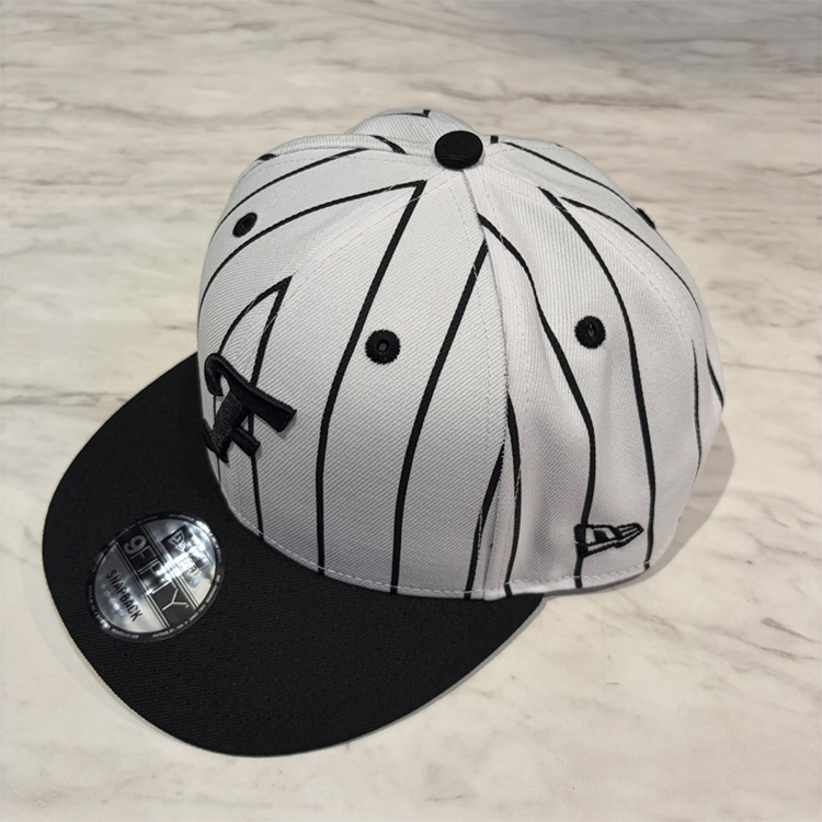 【NEWERA】950 FRONTALE F STRIPE WHT/BLK