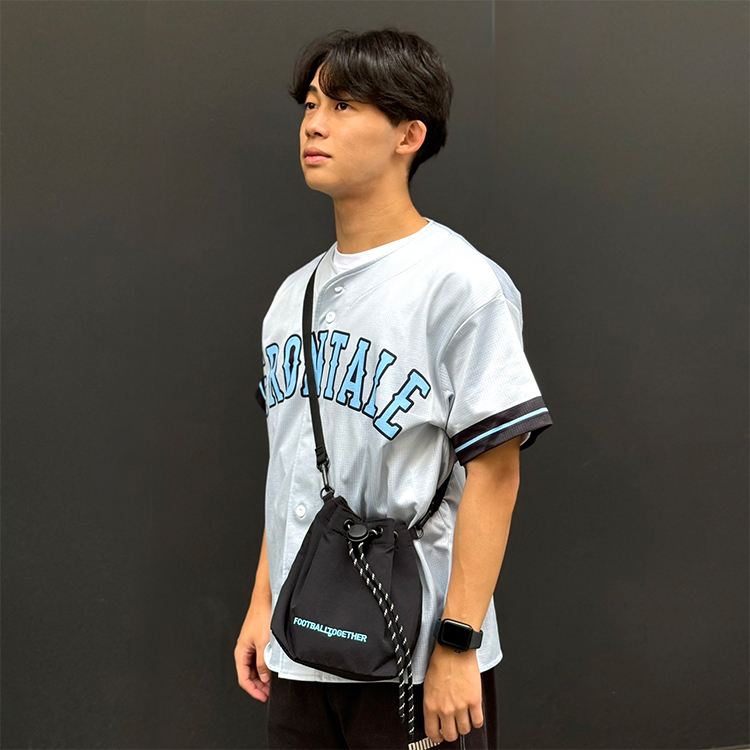 巾着ショルダーバッグ(FOOTBALL TOGETHER)