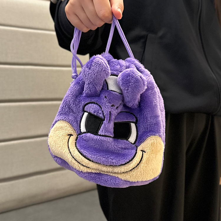 もこもこ巾着ポーチ(ワルンタ)