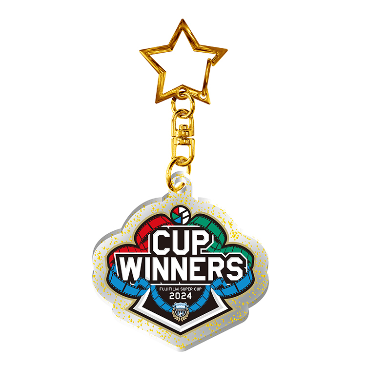 FUJIFILM SUPER CUP 2024優勝記念ゴールドラメアクリルキーホルダー
