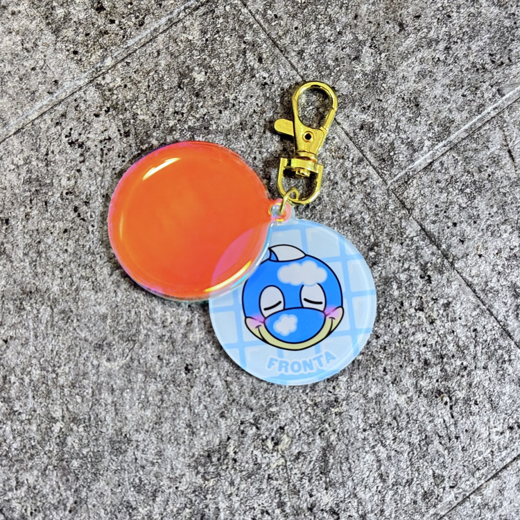 ツインアクリルキーホルダー