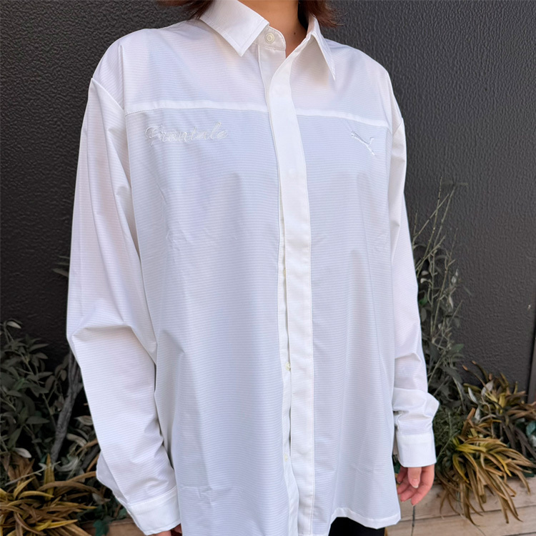 【PUMA】ESS ELEVATED ウーブン LS シャツ