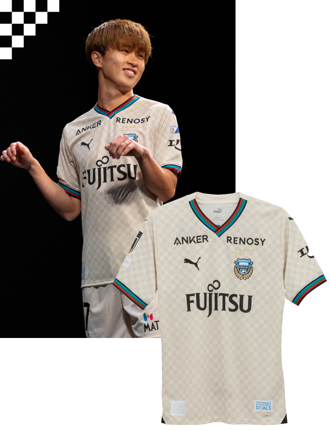 2024 2ndユニフォームを着用した選手の画像